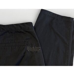 Mens Y2K Billabong Chino Skate Pants Size 34 32"‎ Ins Black
